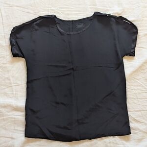 Intimissimi Silk Top with Shoulder Lapels